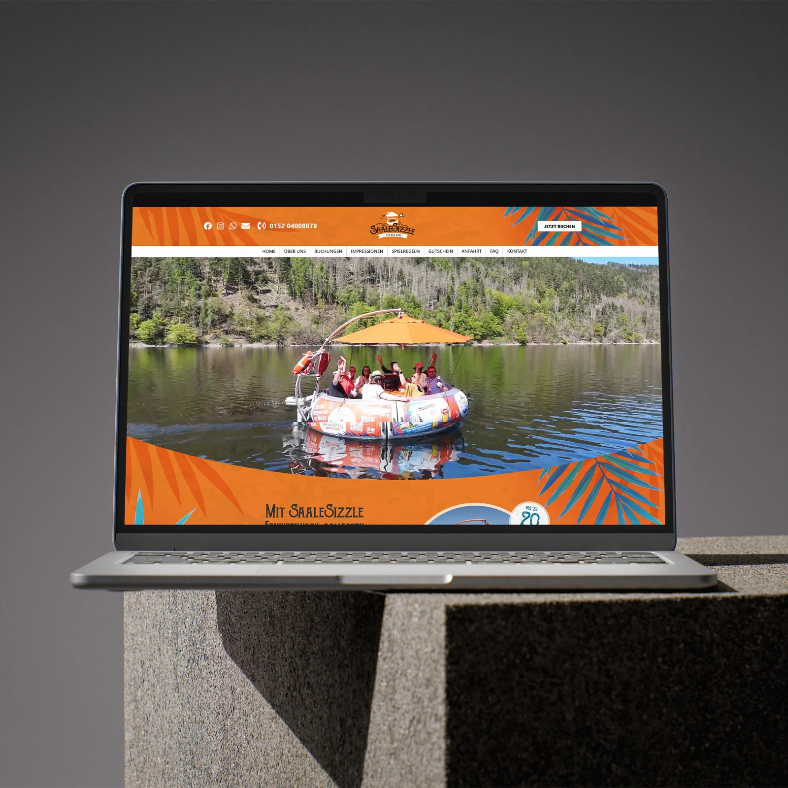 Website für Saalesizzle